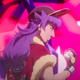 The animated Champion Leon, of the Galar region, flexing before a big battle.